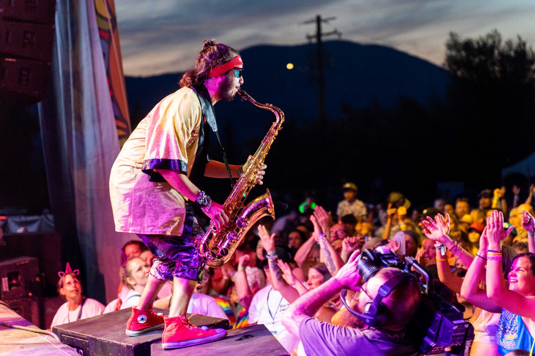 A packed crowd at the Salmon Arm Roots & Blues Festival